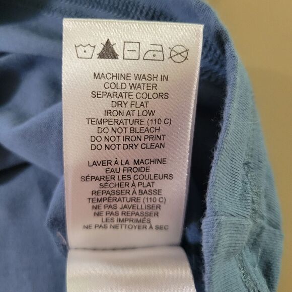 Lolë Women's Blue Scoop-neck Short Sleeve Spring Tee - Picture 9 of 12